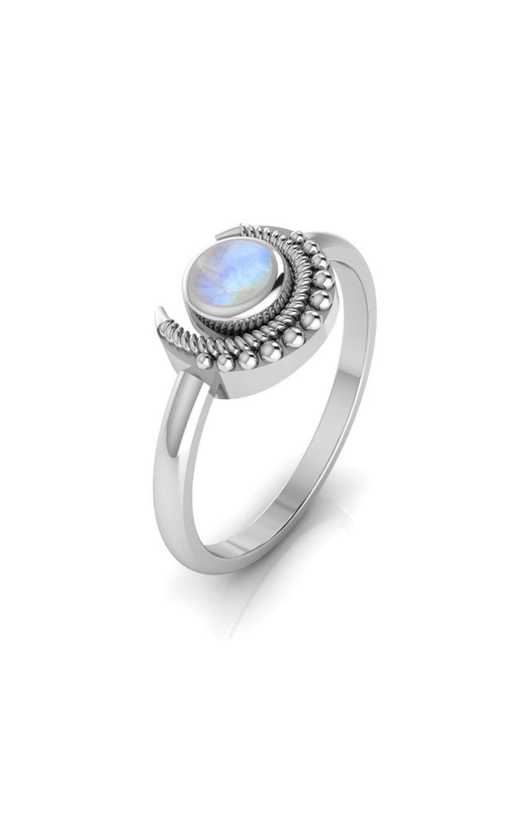 Moon Goddess • Moonstone Ring (Various Sizes)