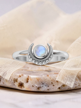Moon Goddess • Moonstone Ring (Various Sizes)