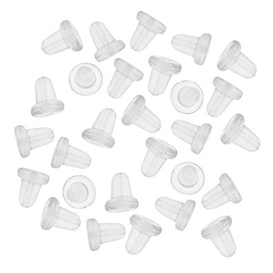 Rubber Ear-backs Pack of 20 pairs