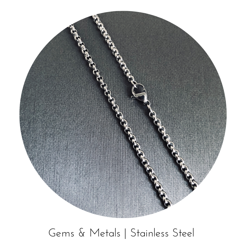 Stainless Steel | Baby Rolo Chain