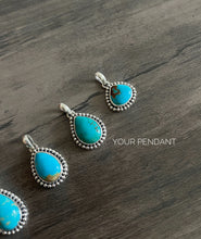 Tyrone Turquoise Pendant | Luxe dotted pattern design