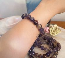 Cacoxinite in Amethyst! | Stretchable Bracelet