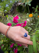 Lapis Lazuli | Heart Ring, Size 8 | Petite