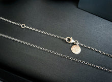 Sterling Silver | Two in One | ADJUSTABLE Fine Rolo Chain for small/medium pendants
