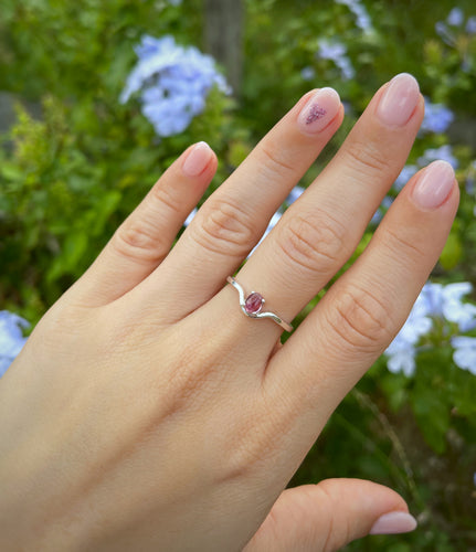 Pink Tourmaline Ring | Size 7