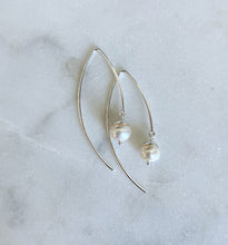 Half Moon Dangle Earrings | Cultured Pearls