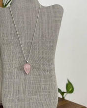 Rose Quartz Pendant | Floating Gemstones 